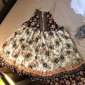 Free people dress with ties